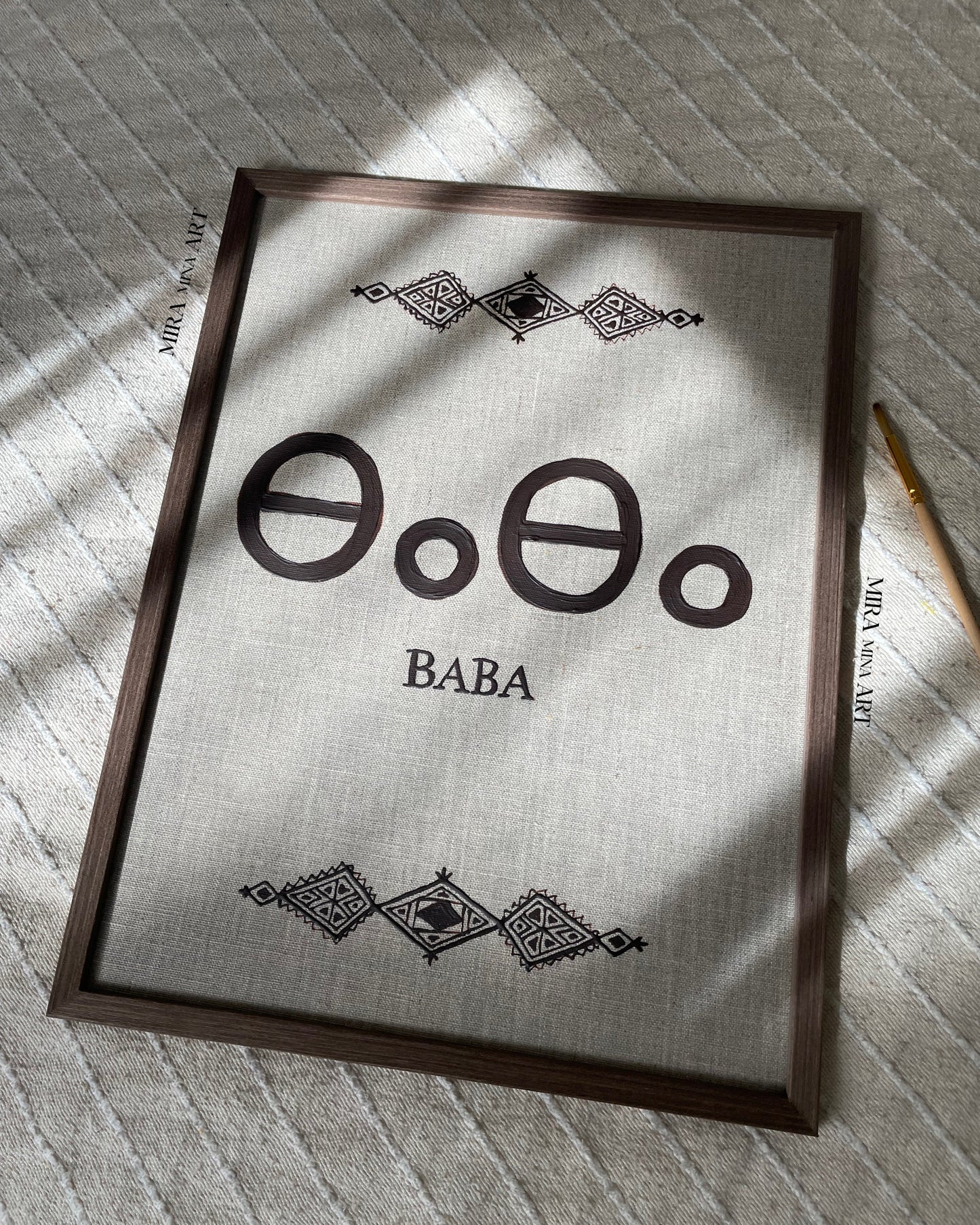 „Baba“ (Vater) Amazigh Kunst