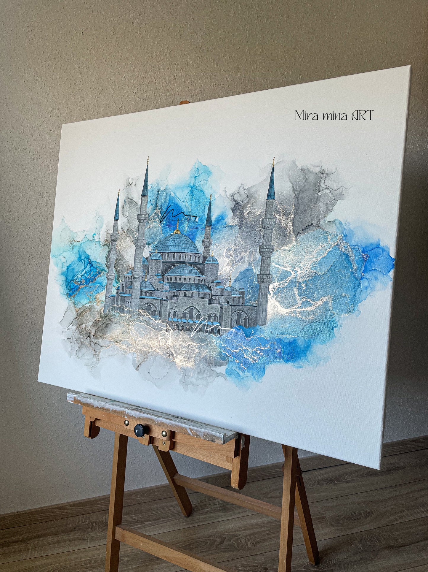 Sultan Ahmed Moschee ( Blaue Moschee) Istanbul - Sultan Ahmet Camii 100x80cm