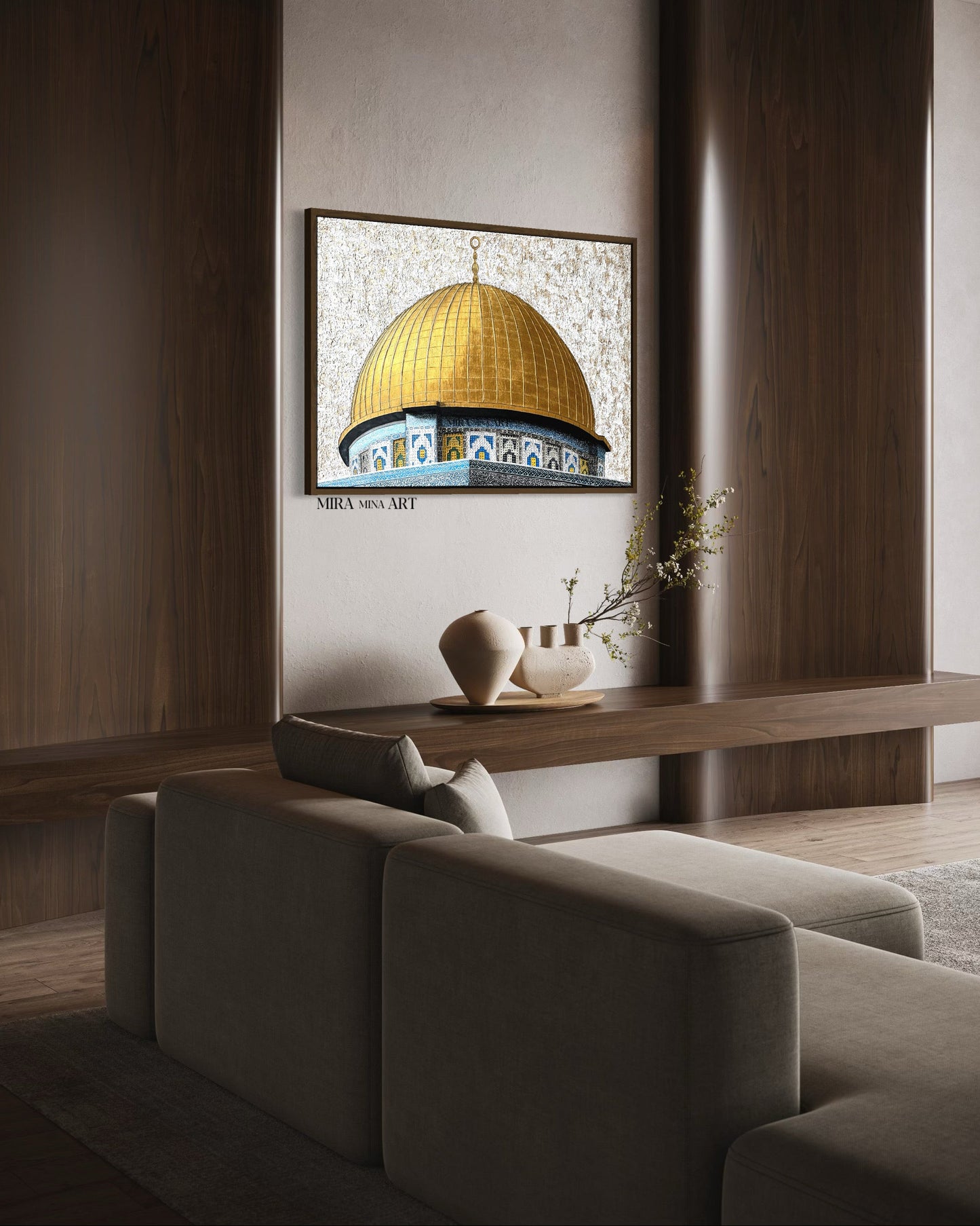 „Dome of the Rock - Sunrise 2.0“ XL 120x80cm