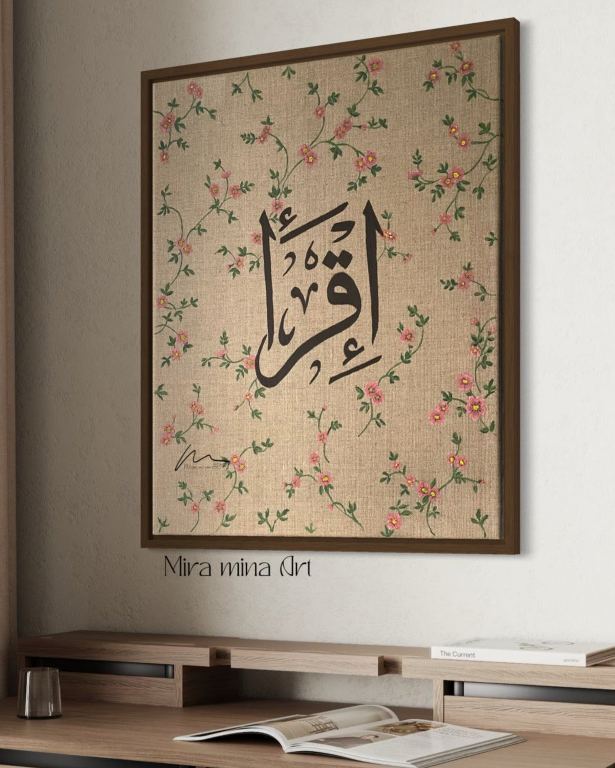 „Iqra - Natural Flowers“ 40x50cm