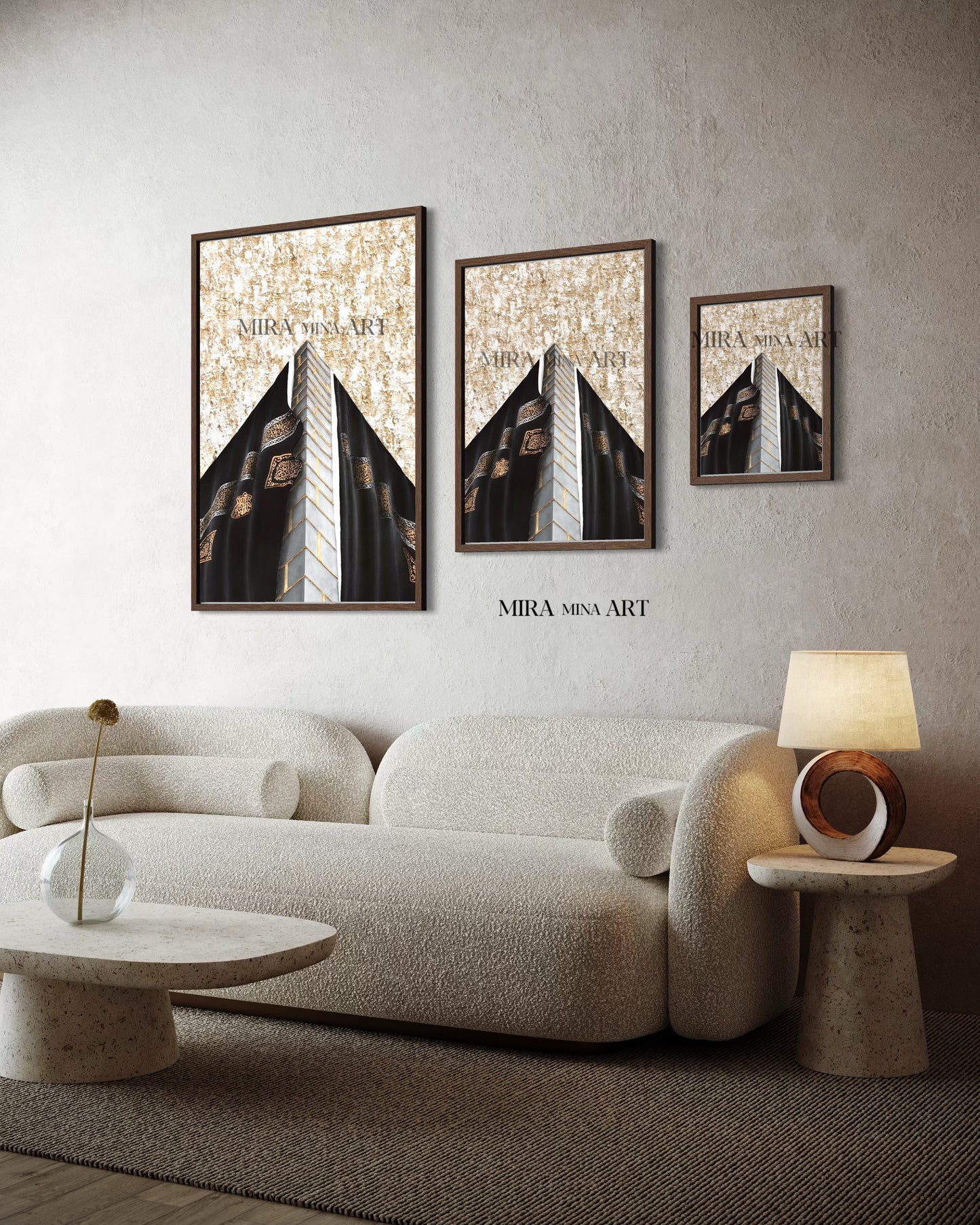 Affiche en édition limitée « Le lever du soleil sur la Kaaba »