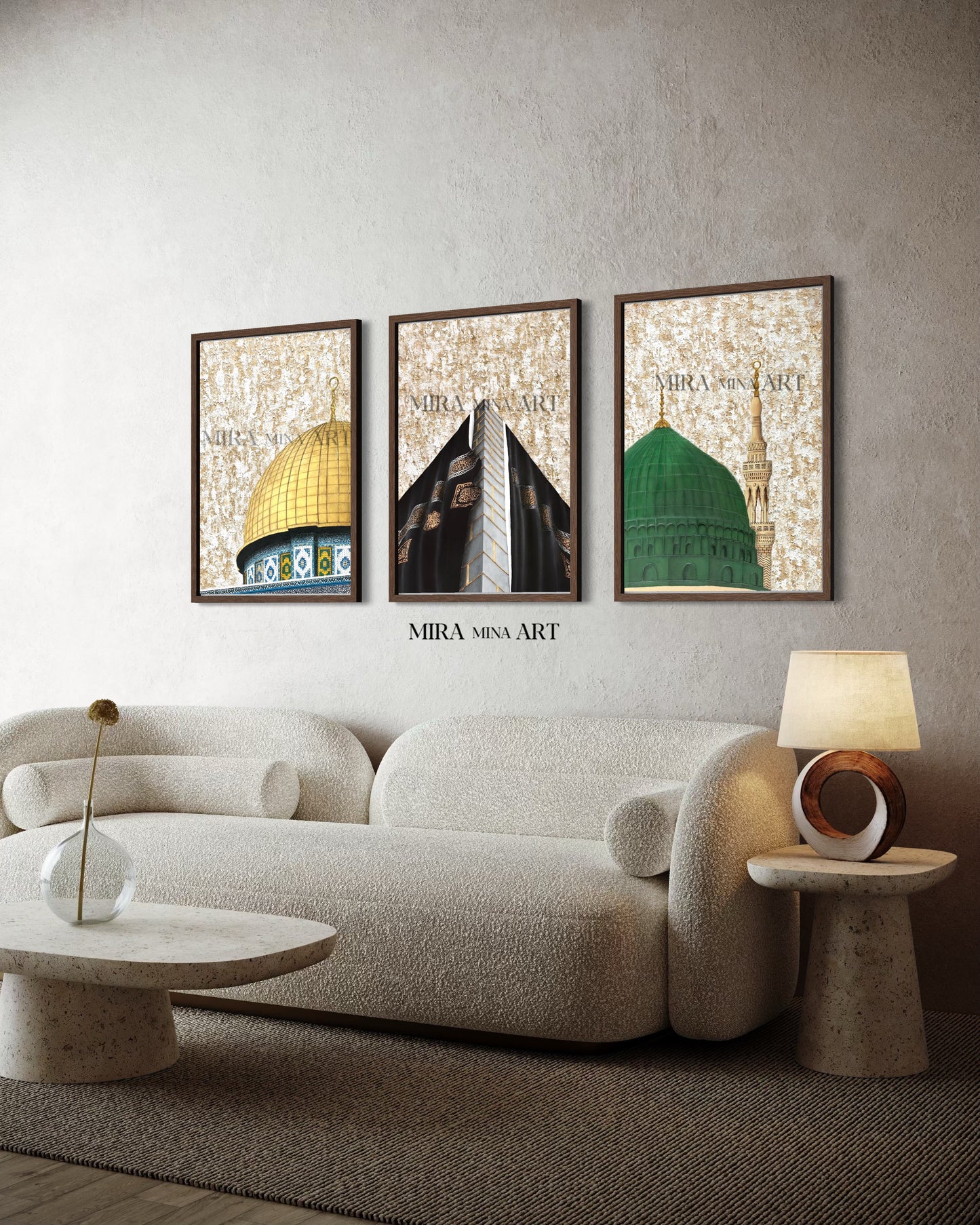 Affiche en édition limitée « Le lever du soleil sur la Kaaba »