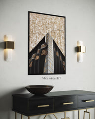 Affiche en édition limitée « Le lever du soleil sur la Kaaba »