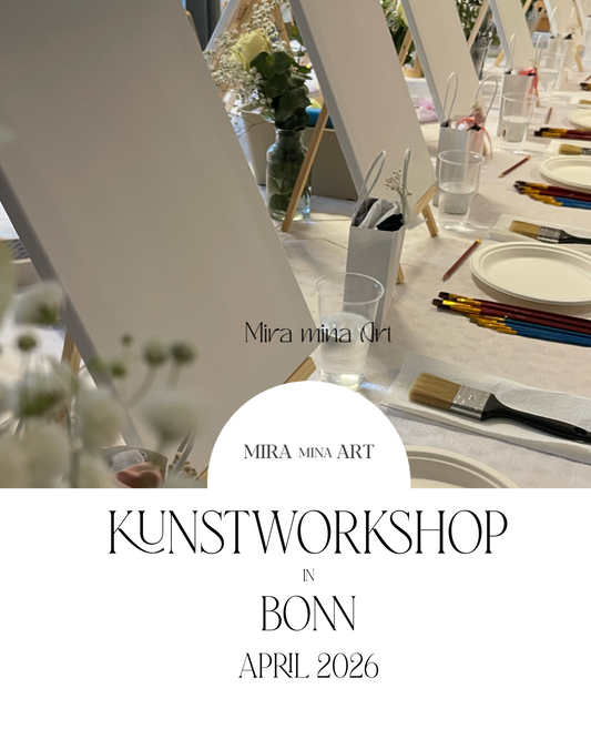 Workshop "Acrylfarbe auf Leinwand" male eine der heiligen Städte des Islams - in Bonn